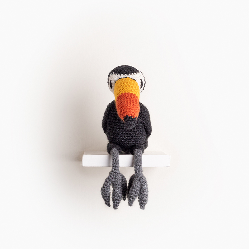 toucan bird crochet amigurumi project pattern kerry lord Edward's menagerie